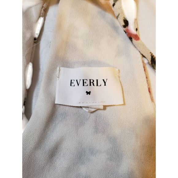 Everly Womens Halter Sundress Floral Multicolor S Sleeveless Lined Knee Length - Picture 8 of 11